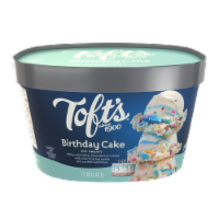 Toft's® Birthday Cake Ice Cream Tub Perspective: Main