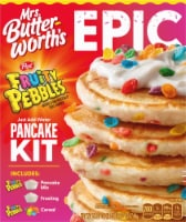 Mrs. Butterworth's® Epic Fruity Pebbles Pancake Mix Kit