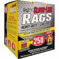 Intex 1014259 10 x 11 in. Cloth-Like Fiber Blend Wiping Rags - Pack of 250