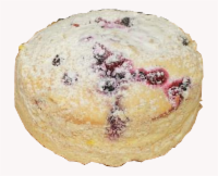 Bakery Lemon Two Berry Mascarpone Cake Perspective: front