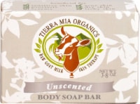 Tierra Mia Organics Raw Goat Milk Skin Therapy Unscented Body Soap Bar
