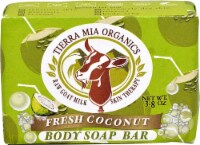 Tierra Mia Organics Raw Goat Mil Skin Therapy Fresh Coconut Body Soap Bar