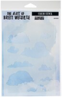 Brett Weldele Stencils 6.5 X4.5 -Clouds