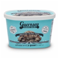 Guernsey Farms Dairy Mackinac Fudge Ice Cream Tub Perspective: Main