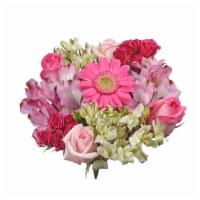 Think Pink Fresh Flower Bouquet Perspective: Main