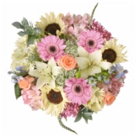 Mother's Day To Mom With Love Fresh Flower Bouquet Perspective: Main