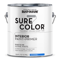 Rust-Oleum® Sure Color® Eggshell Interior Primer+Paint Alpine White