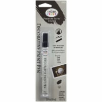 PINTAR Black Acrylic Paint Markers/Pens for Rock Painting - Pack of 12,  0.7mm/ 1mm/ 5mm, 1 - King Soopers