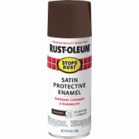 Rust-Oleum® Stops Rust® Satin Smooth Protective Enamel Spray - Dark Brown