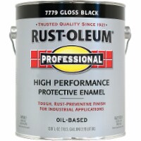 Rust-Oleum Gloss VOC for SCAQMD Professional Enamel, Black, 1 Gal. 242253