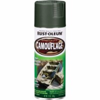 Rust-Oleum Camouflage 12 Oz. Flat Spray Paint, Deep Forest Green 1919830