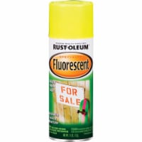 Rust-Oleum Fluorescent 11 Oz. Gloss Spray Paint, Fluorescent Yellow 1942830