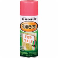 Rust-Oleum Fluorescent 11 Oz. Gloss Spray Paint, Fluorescent Pink 1959830