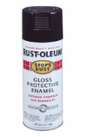 Rust-Oleum Stops Rust Gloss Dark Walnut Spray Paint 12 oz. - Total Qty: 1; Each Pack Qty: 1 Perspective: Main