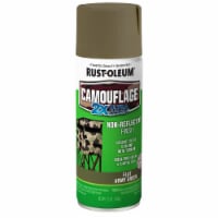Rust-Oleum® Camouflage Non-Reflective Finish Spray Paint - Flat Army Green Perspective: Main