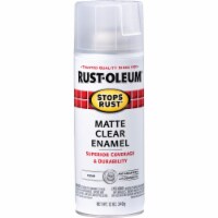 Rust-Oleum® Stops Rust® Matte Clear Enamel Spray Paint - Clear Perspective: Main