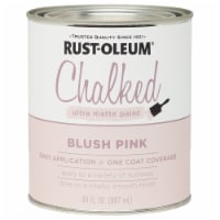 Rust-Oleum 285142 Chalked protective topcoat Ultra Matte Blush Pink 30oz