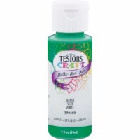 Testors Acrylic Matte Craft Paint - Green Perspective: Main