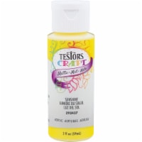 Testors Acrylic Matte Craft Paint, Sunshine
