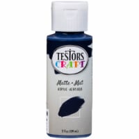Testors® Craft Matte Acrylic Paint - Navy Blue Perspective: Main