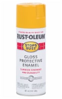Rust-Oleum Stops Rust Gloss Tuscan Sun Protective Enamel Spray Paint 12 oz. - Total Qty: 6; Perspective: Main