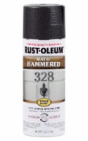 Rust-Oleum Hammered Matte Black Spray Paint 12 oz. - Total Qty: 1