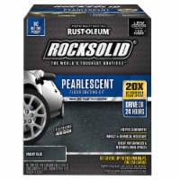 Rust-Oleum 306328 RockSolid Pearlescent Floor Coating Smoky Blue 1 Car Garage Kit