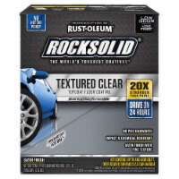 Rust-Oleum 317382 Textured Clear Topcoat Floor Coating Satin Finish 450-500sq ft Kit