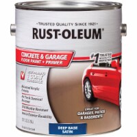 Rust-Oleum Concrete & Garage Floor Paint & Primer, 1 Gal., Deep Base 319550