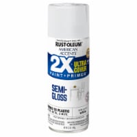 Rust-Oleum® American Accents® 2X™ Paint + Primer Semi-Gloss Spray Paint - White Perspective: Main