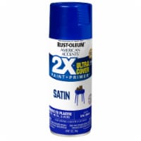 Rust-Oleum® American Accents® 2X™ Paint + Primer Satin Spray Paint - Ink Blue Perspective: Main