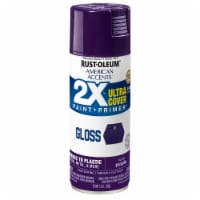 Rust-Oleum® American Accents® 2X™ Paint + Primer Gloss Spray Paint - Purple Perspective: Main