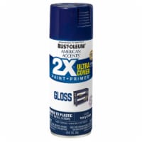 Rust-Oleum® American Accents® 2X™ Paint + Primer Gloss Spray Paint - Navy Blue Perspective: Main
