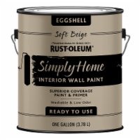Rust-Oleum® Simply Home Soft Beige Eggshell Interior Wall Paint Perspective: Main