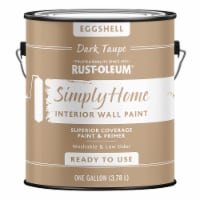 Rust-Oleum® Simply Home Dark Taupe Eggshell Interior Wall Paint Perspective: Main