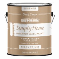 Rust-Oleum® Simply Home Dark Taupe Eggshell Interior Wall Paint Perspective: Main