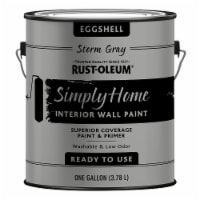 Rust-Oleum® Simply Home Storm Gray Eggshell Interior Wall Paint Perspective: Main