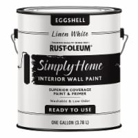 Rust-Oleum® Simply Home Linen White Eggshell Interior Wall Paint Perspective: Main
