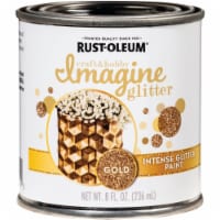 Rust-Oleum Imagine Craft & Hobby 8 Oz. Intense Gold Glitter Paint 345698