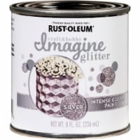 Rust-Oleum Imagine Craft & Hobby 8 Oz. Intense Silver Glitter Paint 345699