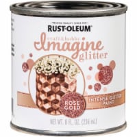 Rust-Oleum Imagine Craft & Hobby 8 Oz. Intense Rose Gold Glitter Paint 349200