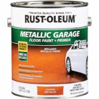 Rust-Oleum Metallic Garage Floor Paint + Primer, 1 Gal., Copper 349355