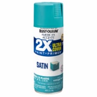 Rust-Oleum® American Accents® 2X™ Satin Spray Paint - Vintage Teal Perspective: Main