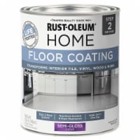 Rust-Oleum 1014708 1 qt. Home Semi-Gloss Clear Water-Based Acrylic Floor Paint