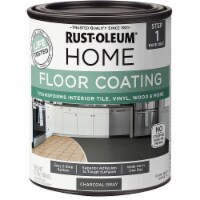 Rust-Oleum 365928 Floor Coating Base Coat Charcoal Gray Quart