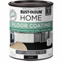 Rust-Oleum 365930 Floor Coating Base Coat Black Quart