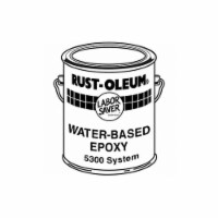 Rust-Oleum Epoxy Activator/Finish,SafetyYellow,1gal 5344