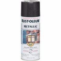 Rust-Oleum® Metallic Satin Black Night Spray Paint Perspective: Main