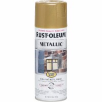Rust-Oleum Stops Rust 11 Oz. Metallic Satin Spray Paint, Gold Rush 7270830