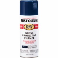 Rust-Oleum® Stops Rust® Gloss Protective Enamel Spray Paint - Navy Blue Perspective: Main